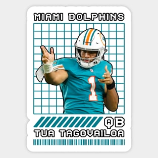 TUA TAGOVAILOA - QB - MIAMI DOLPHINS Sticker